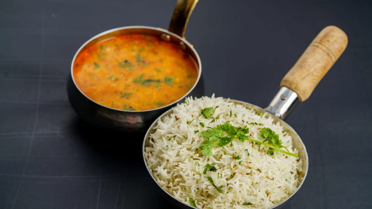 rice and sambar